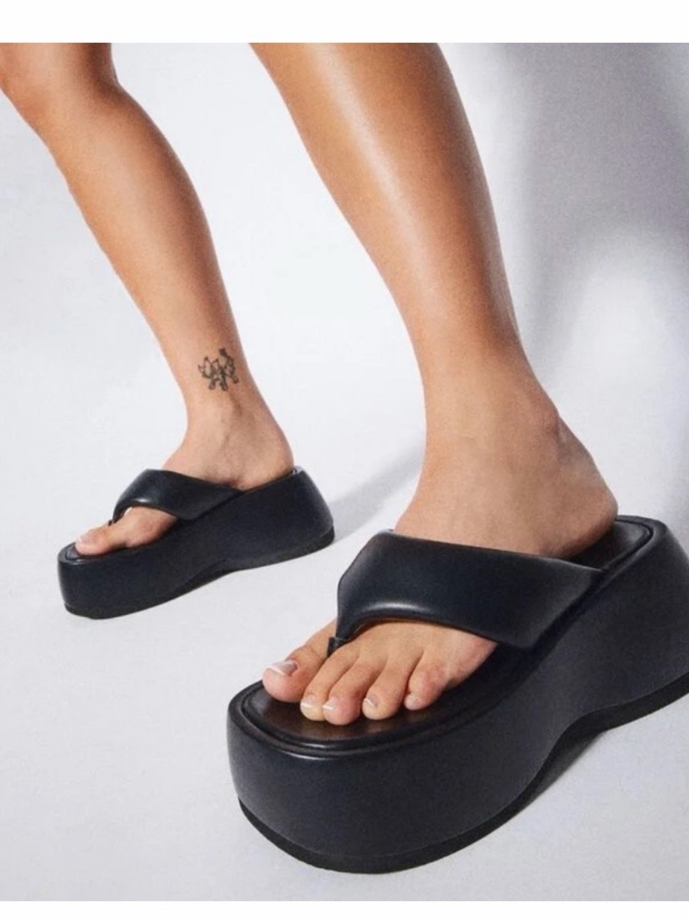 Jeffrey Campbell Crybaby Platform Thong Sandals